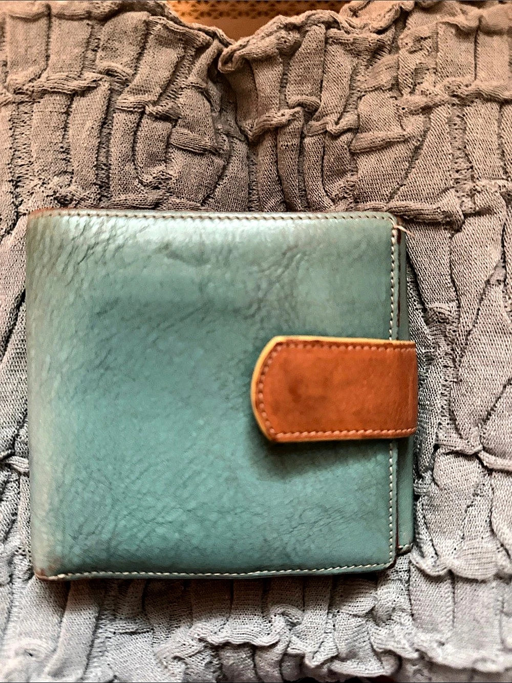 FOSSIL Colorblock Leather Wallet